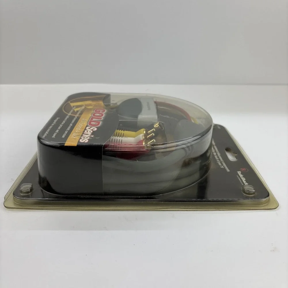 A/V Extend-A-Jack Gold Series‎ 6ft by RadioShack Easy Access To A/V Inputs New